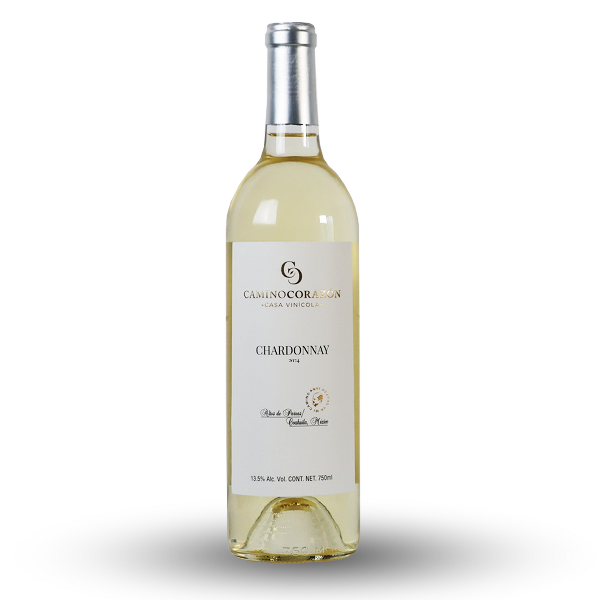 Botella de Chardonnay de Camino Corazón